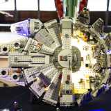 E infine l�angolo riservato a Star Wars, con tanto di sofisticata navicella spaziale...